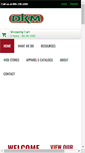 Mobile Screenshot of dkmembroidery.com